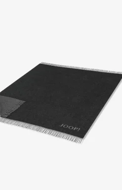 JOOP! Plaids & Decken>Plaid Fine Doubleface in Anthrazit/Graphit