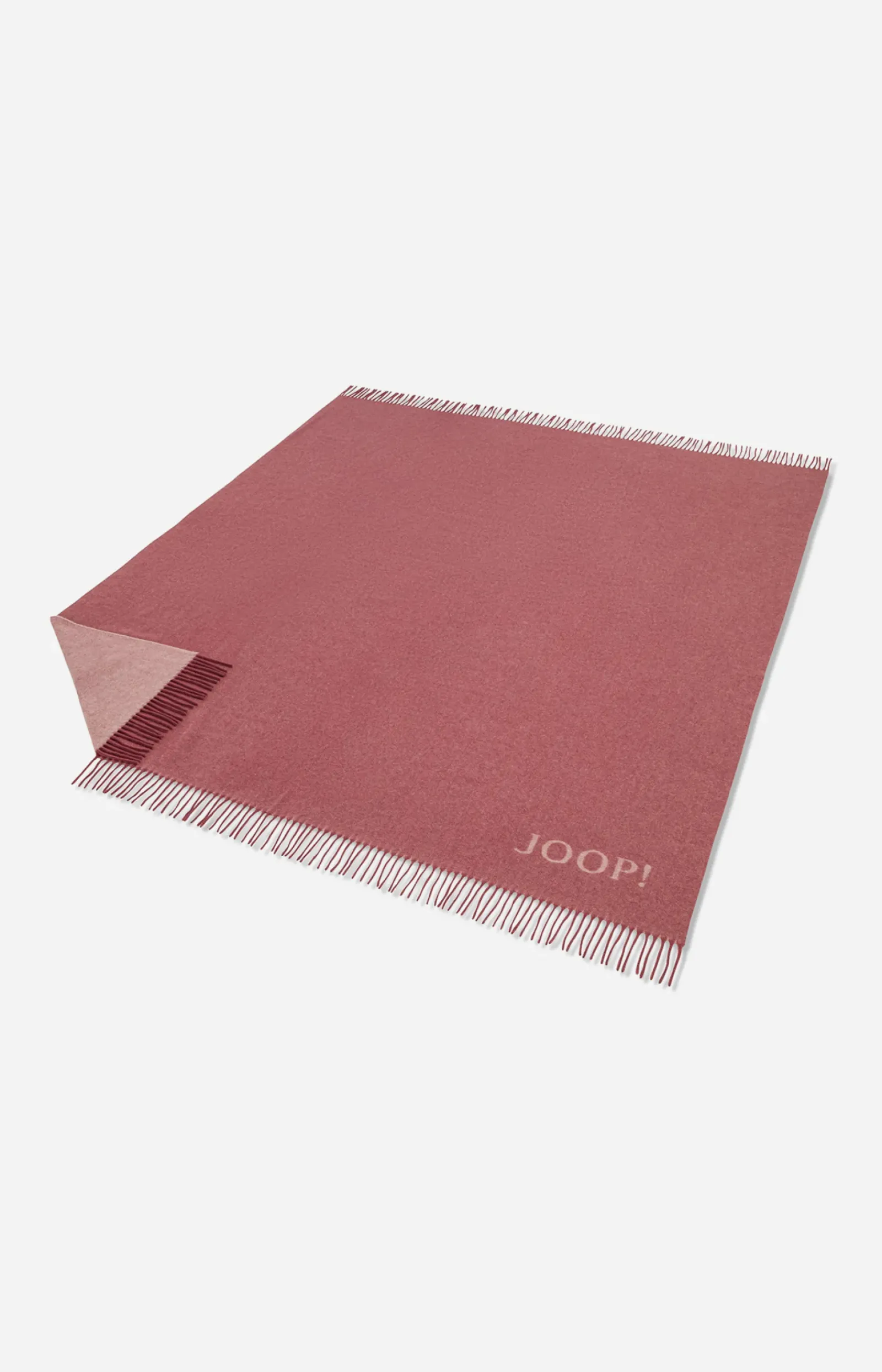 JOOP! Plaids & Decken>Plaid FINE-DOUBLEFACE in Rouge-Nude