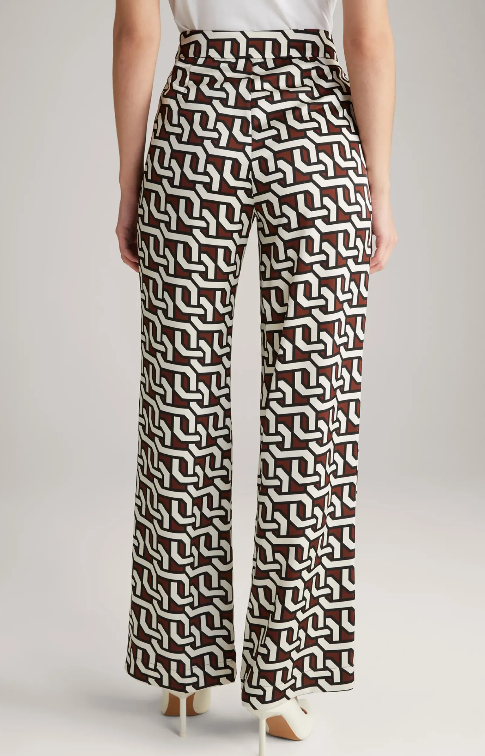 JOOP! Hosen|Bekleidung>Satin-Hose in gemustert