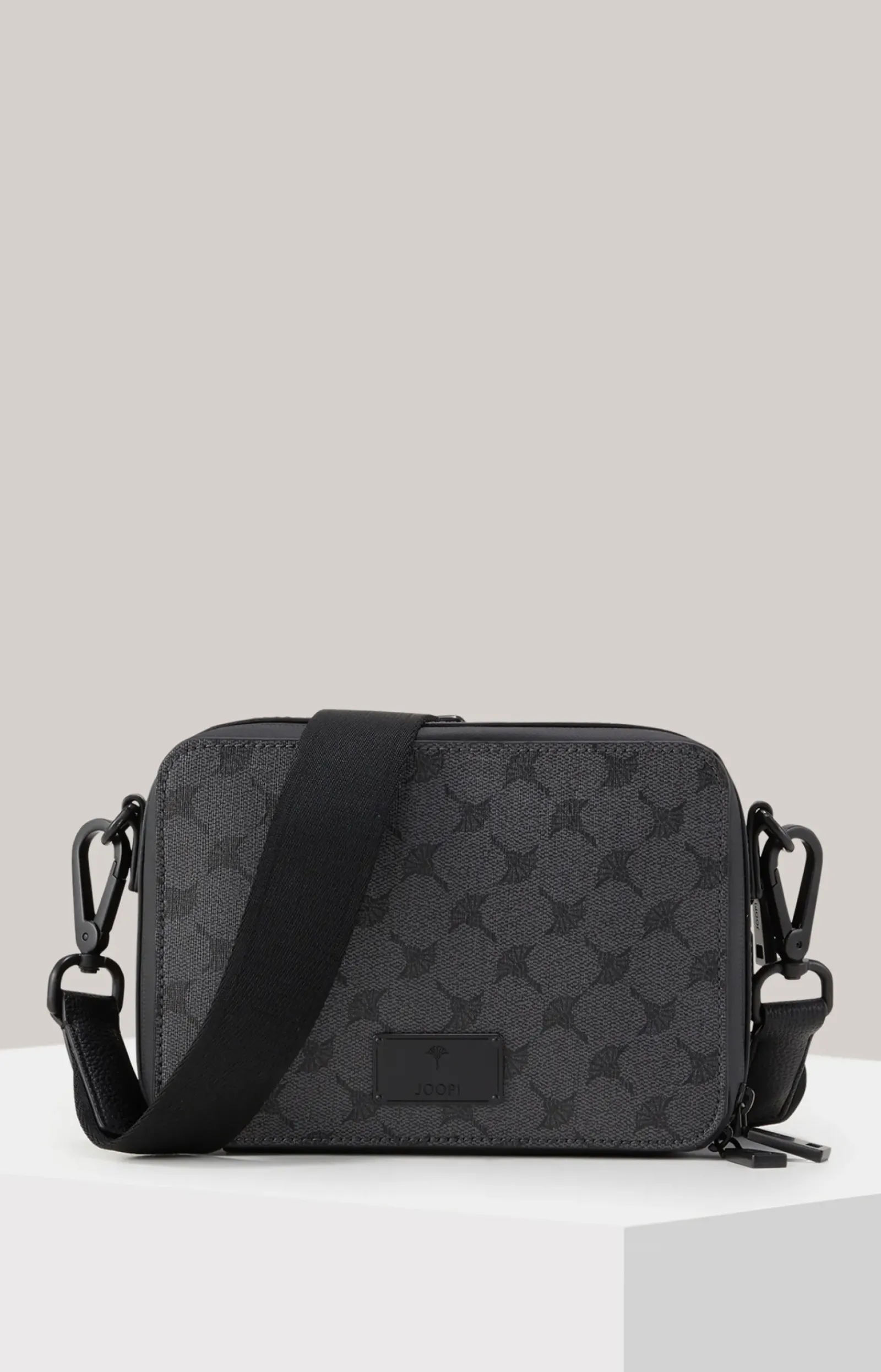 JOOP! Taschen>Schultertasche Mazzolino Paolo in Grau gemustert