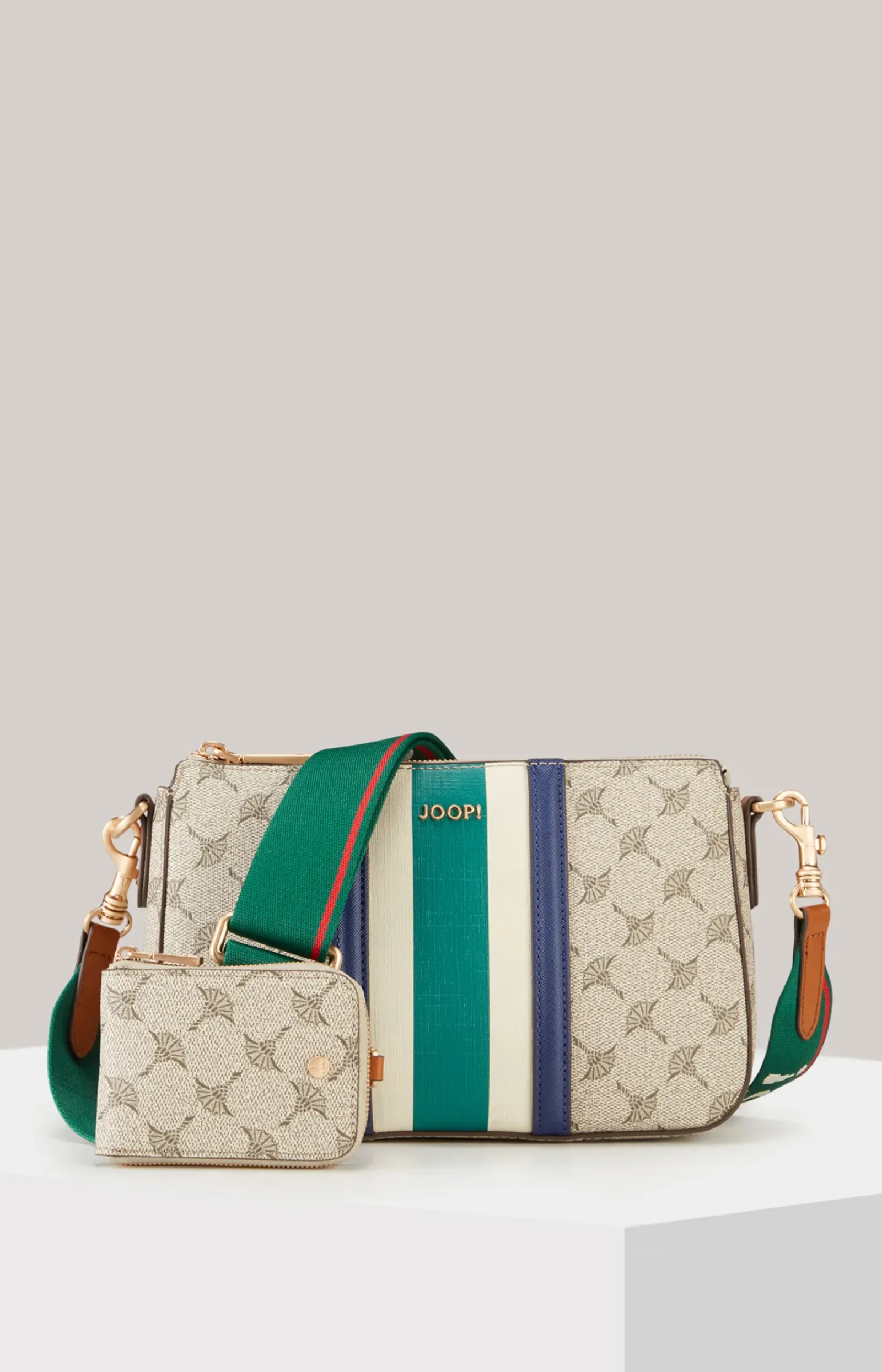 JOOP! Taschen>Schultertasche Mazzolino Due Jasmina in /Grün/Blau