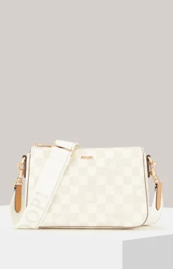 JOOP! Taschen>Schultertasche Piazza Diletta Jasmina in Greige