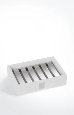 JOOP! Bad-Accessoires>Seifenschale Bathline, Weiß/Silber
