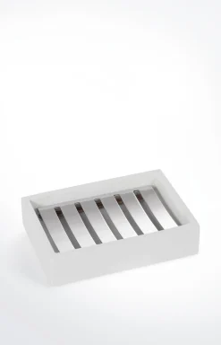 JOOP! Bad-Accessoires>Seifenschale Bathline, Weiß/Silber
