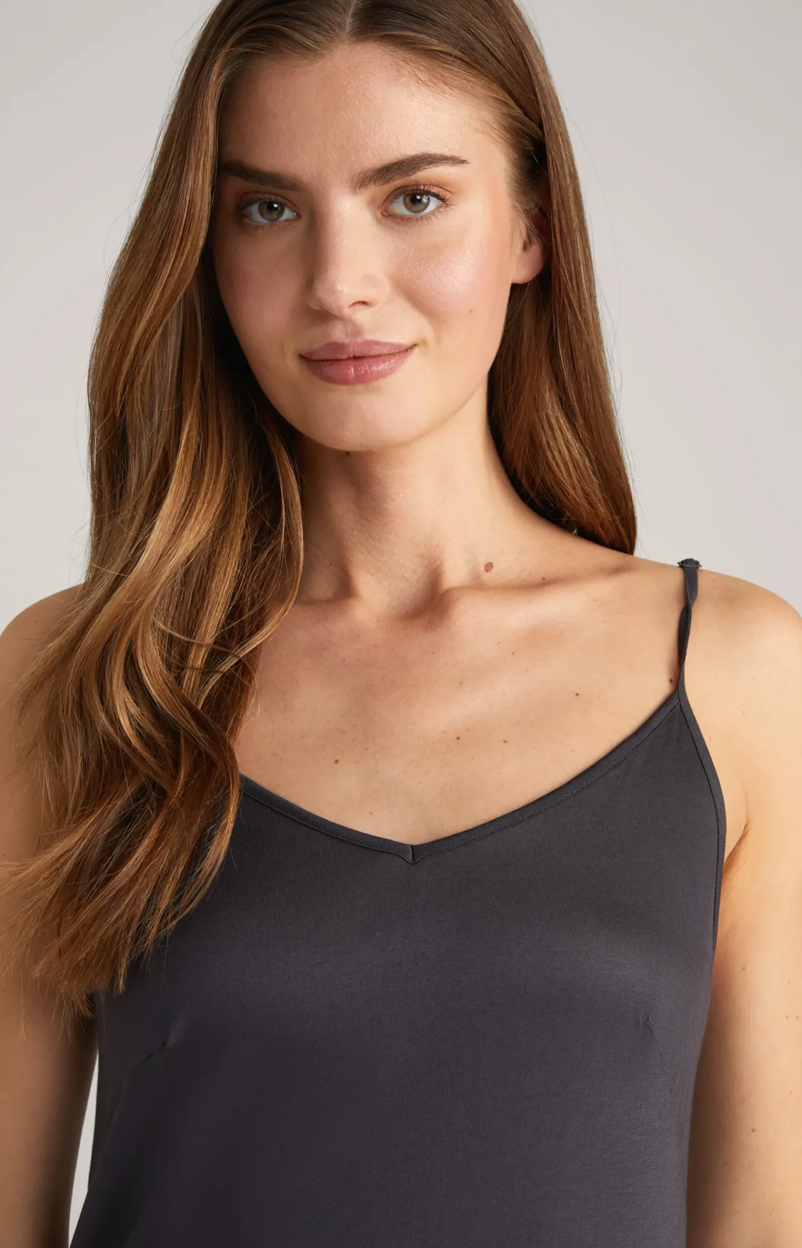 JOOP! Loungewear & Nachtwäsche|Bekleidung>Spaghetti-Kleid mit Spitze in