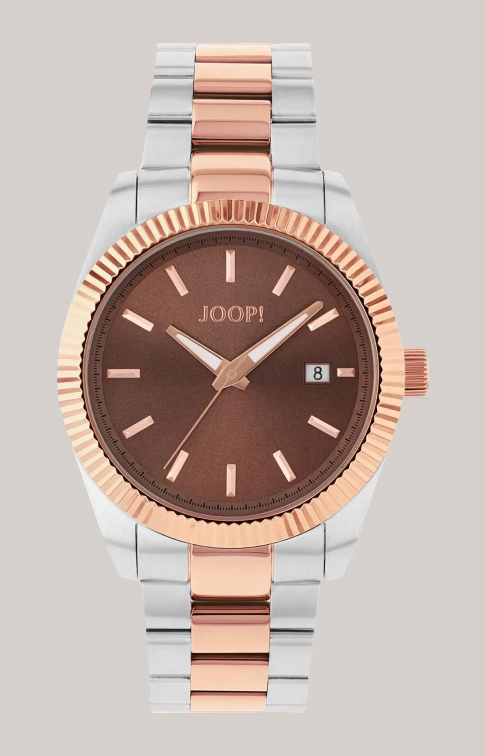 JOOP! Uhren|Schmuck>Unisex-Armbanduhr in Silber/Roségold