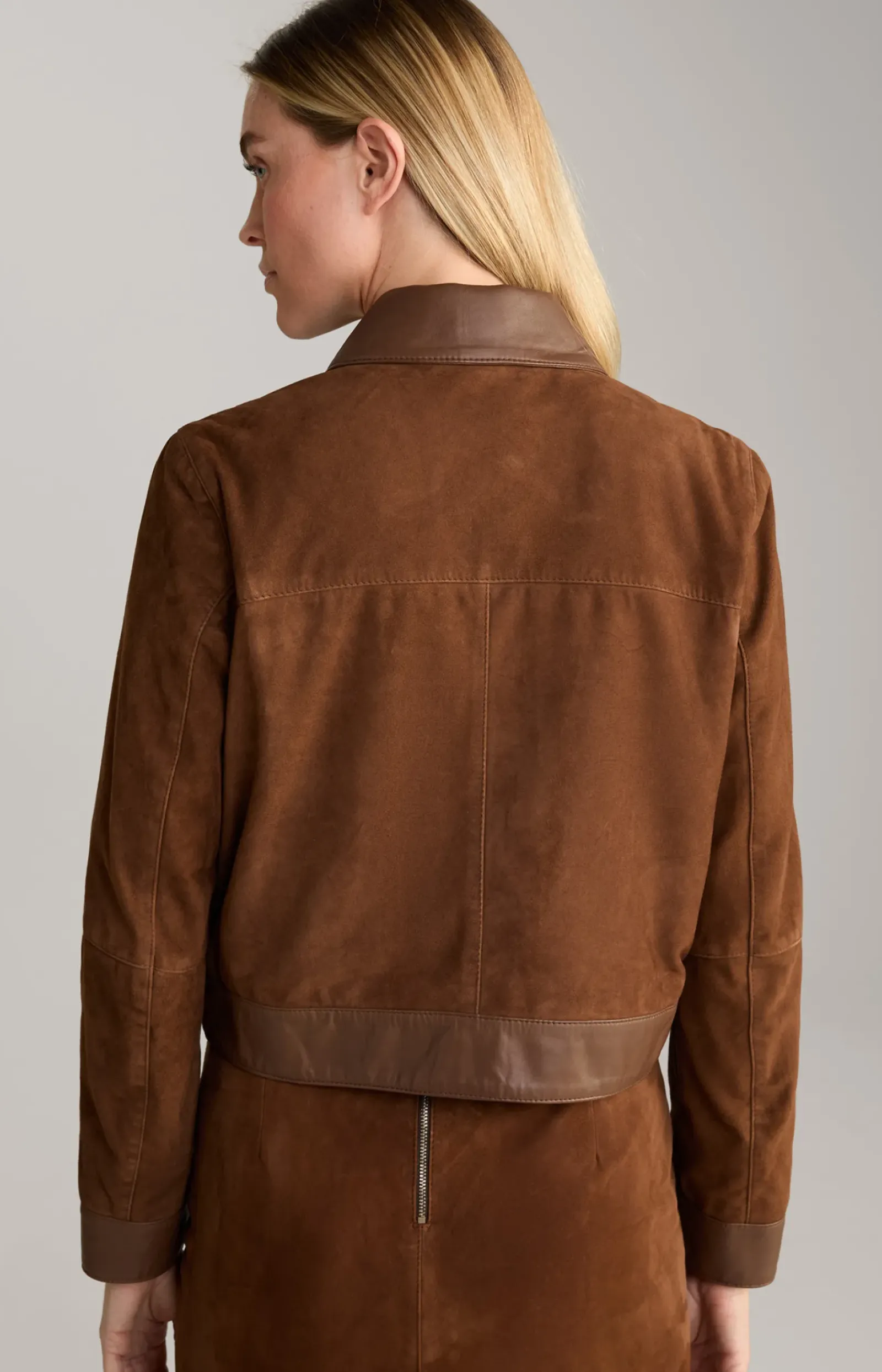 JOOP! Leder|Jacken & Mäntel>Velours-Lederjacke in