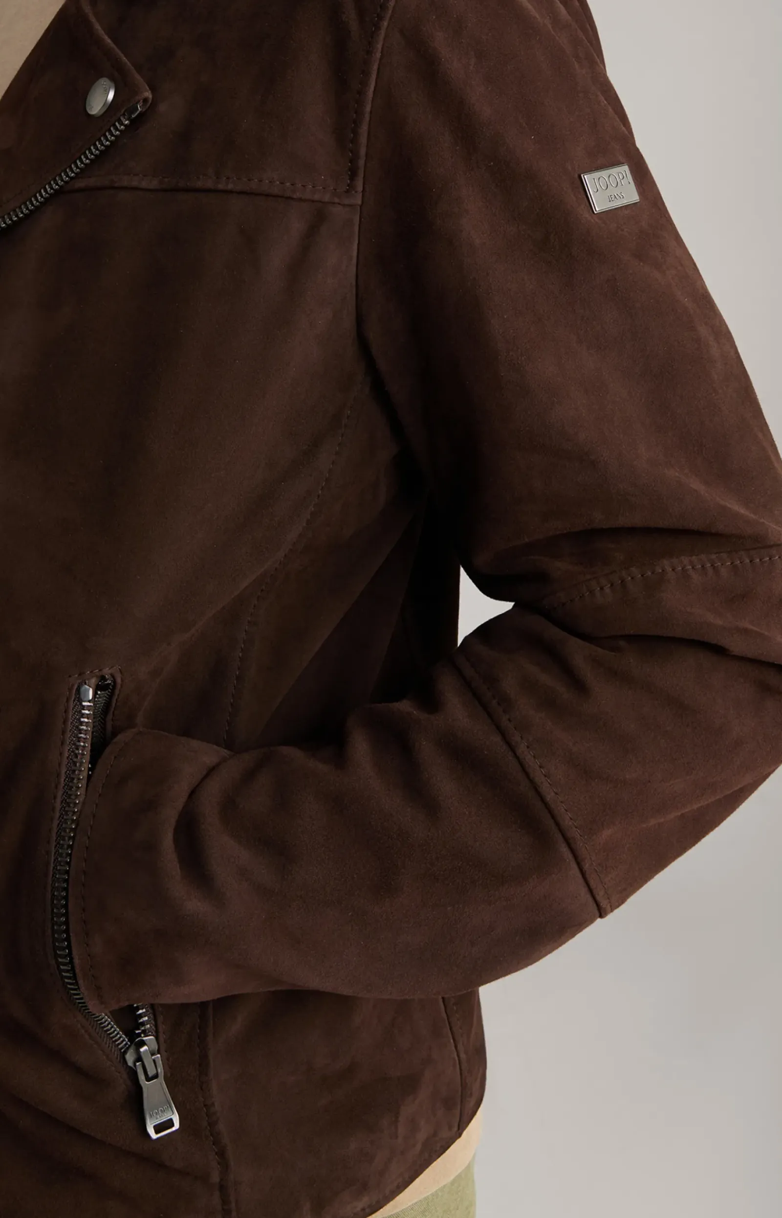 JOOP! Lederjacken|Jacken&Mänte>Velours-Lederjacke Lezy in