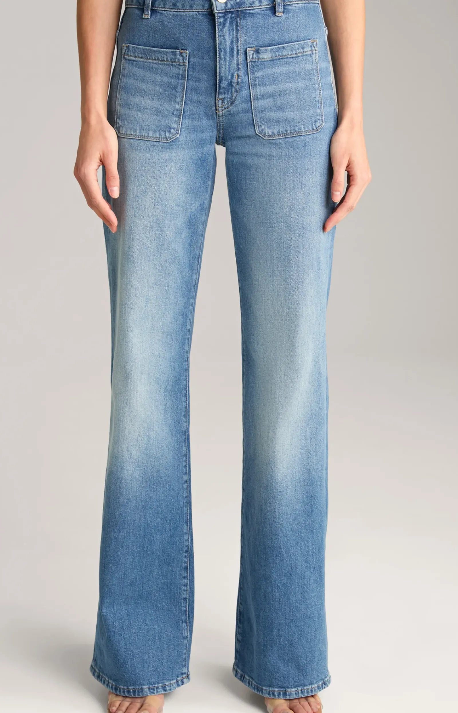 JOOP! Jeans|Bekleidung>Wide Leg Jeans in Blue Washed