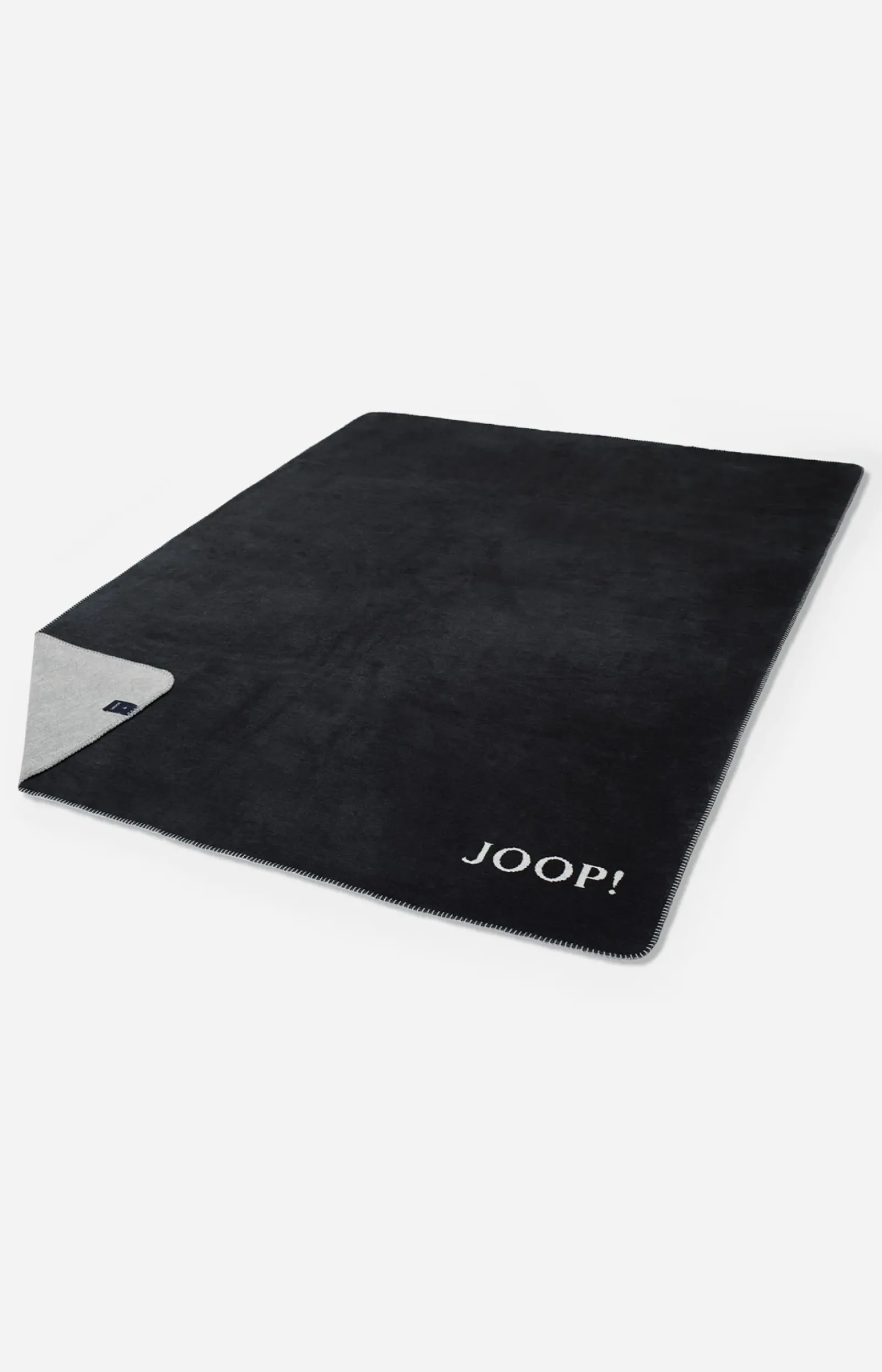 JOOP! Plaids & Decken>Wohndecke MELANGE-DOUBLEFACE in Anthrazit-Silber