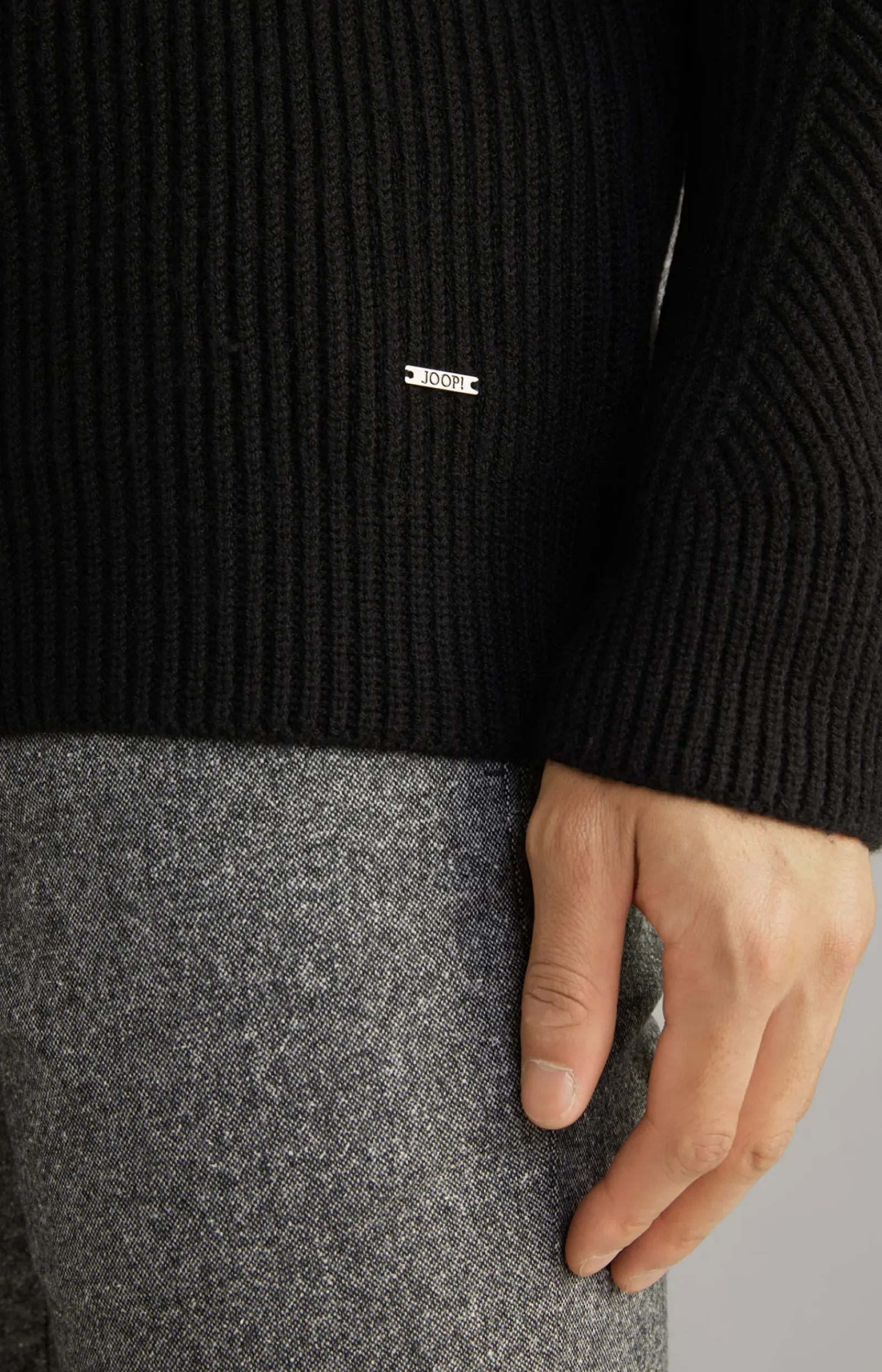 JOOP! Strick>Wool-Mix-Pullover Brunor in