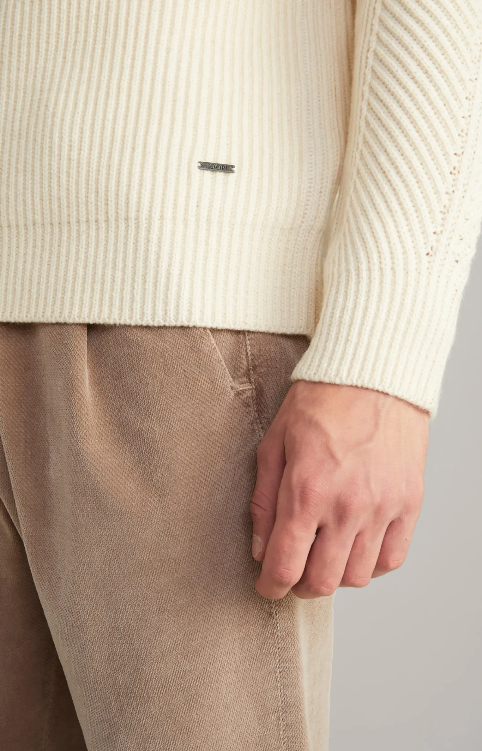 JOOP! Strick>Wool-Mix-Pullover Brunor in