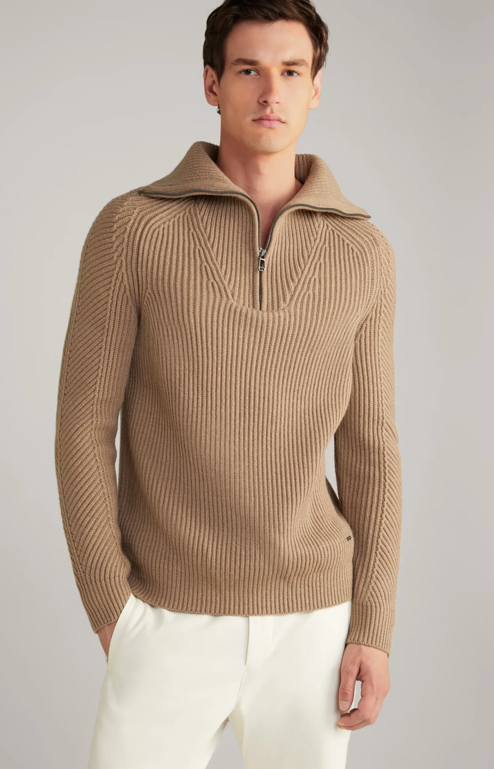 JOOP! Strick>Wool-Mix-Pullover Brunor in